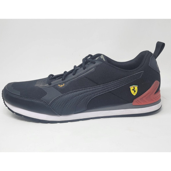 PUMA Scuderia Ferrari x Track Racer Black Saffron Men's Size 11 Sneakers - Picture 4 of 10